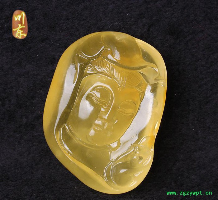 川东直销蜜蜡吊坠无优化鸡油黄琥珀蜜蜡雕刻葫芦58-81图2