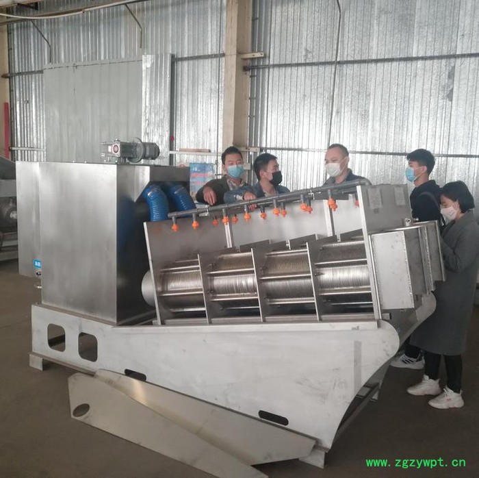 WJDL-132叠螺式污泥脱水机 海藻污泥专用叠螺机  污泥脱水设备图4