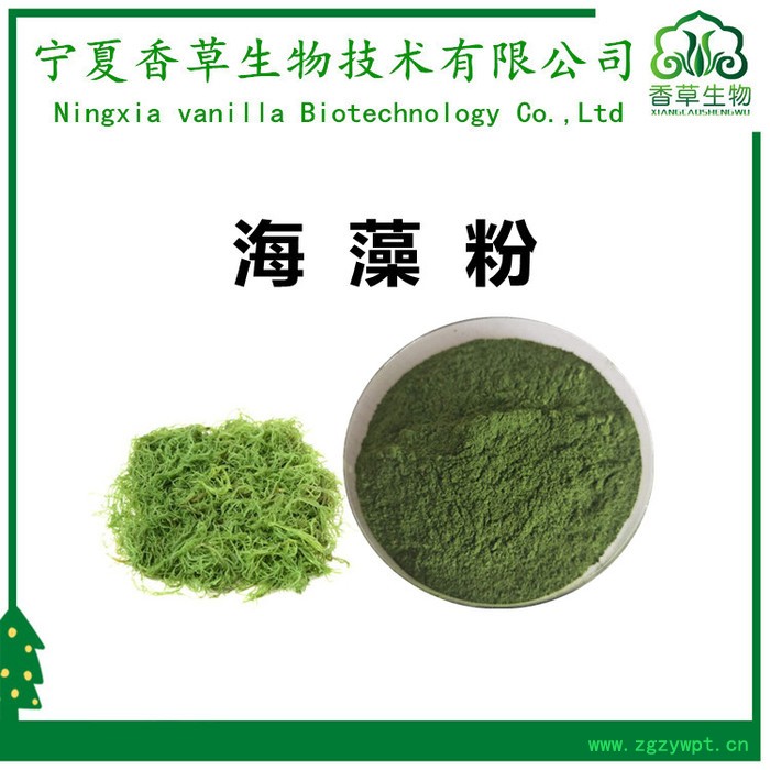 海藻提取物水提 香草生物供应海藻多糖30% 裙带菜提取物 海藻粉原粉图2