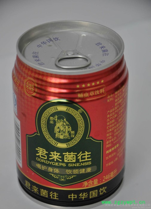 君来菌往虫草茶, 蛹虫草凉茶,红罐无糖饮料图4