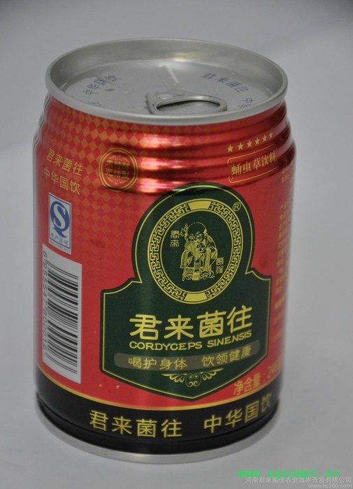 君来菌往虫草茶, 蛹虫草凉茶,红罐无糖饮料图5