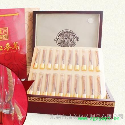 喷哑光漆冬虫夏草收藏盒 虫草花礼盒 虫草花包装盒子