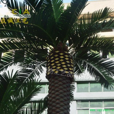 落地景观造景中东海藻棠仿真绿植树 环保建筑材料 酒店大堂装饰