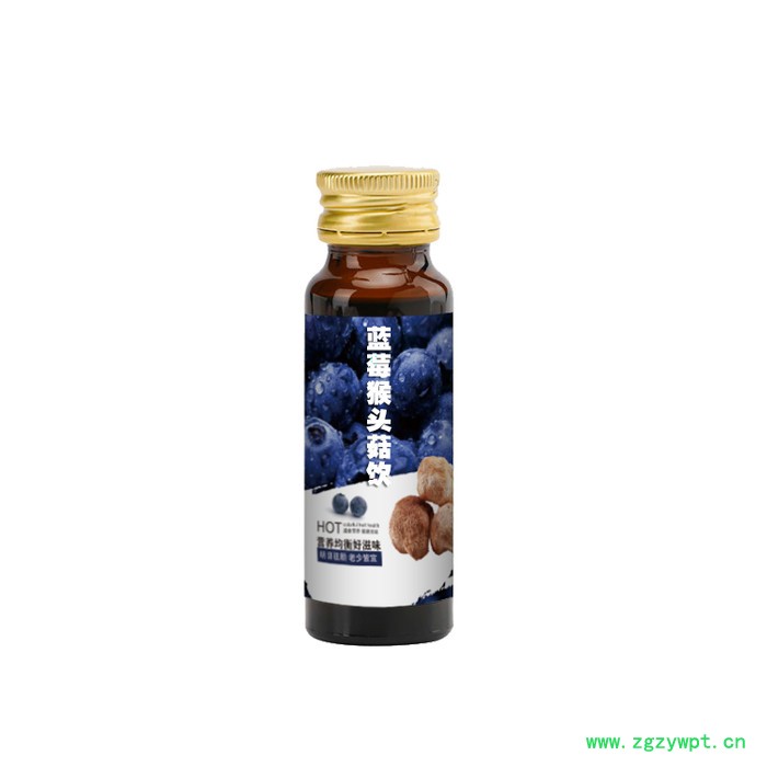 蓝莓猴头菇饮品oem代加工 蓝莓猴头菇液体饮料贴牌定制图2