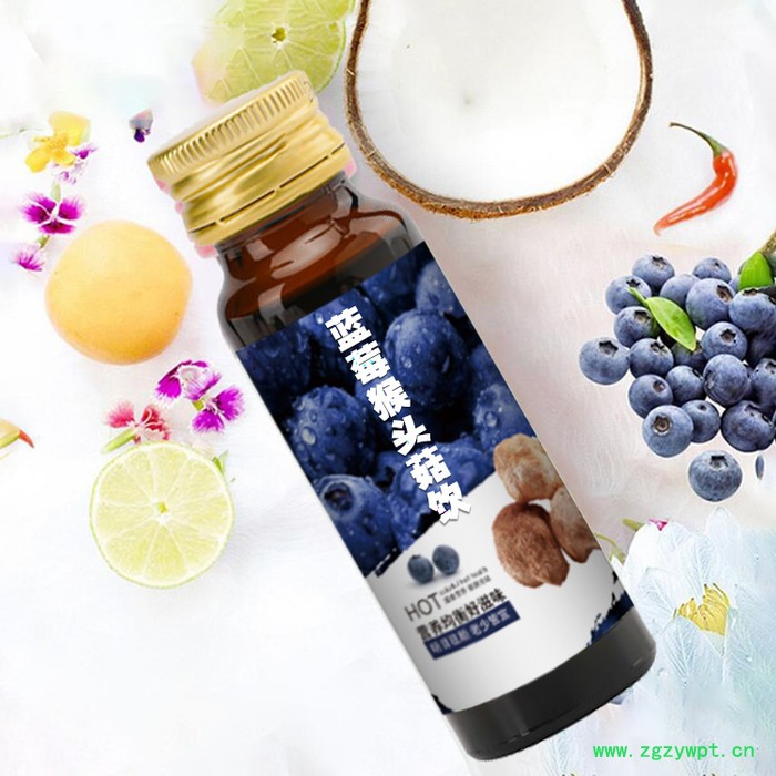 蓝莓猴头菇饮品oem代加工 蓝莓猴头菇液体饮料贴牌定制图3