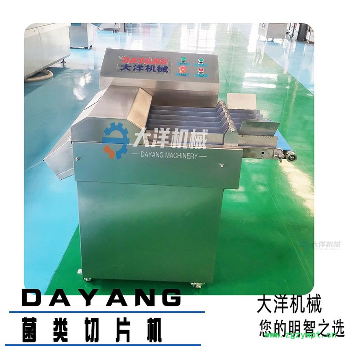 厂家销售新款菌类切片机 连续式双孢菇切片设备 虎掌菌切片机图4