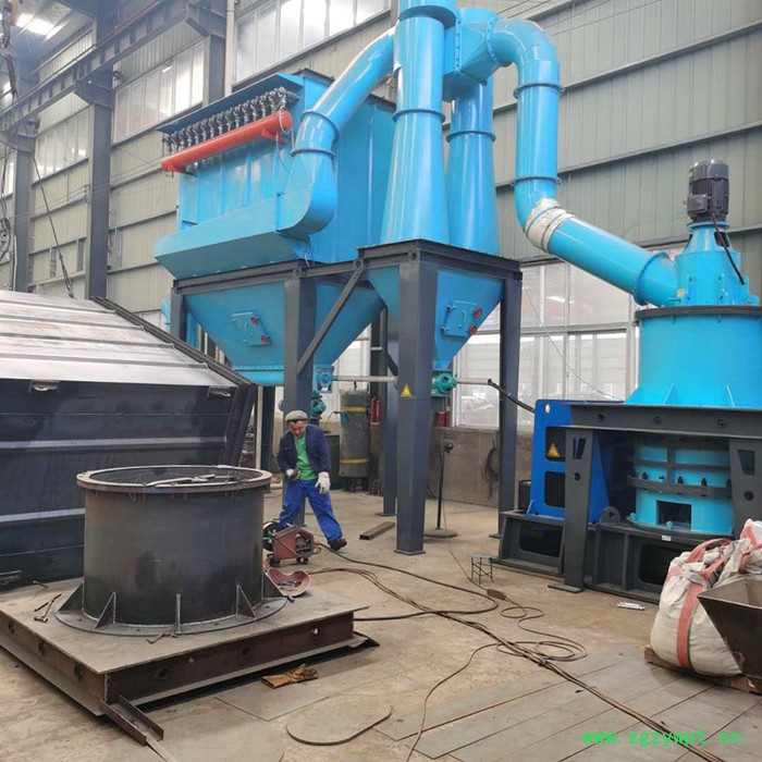 1200目熟石灰超细磨机 滑石粉超细粉磨机生产厂家 三环中速研磨机佰沃