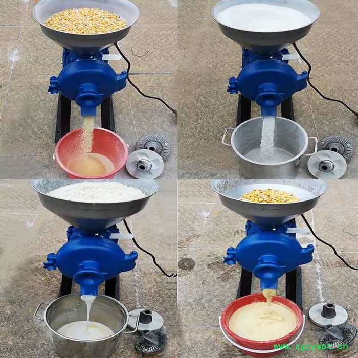 石膏粉精细加工磨粉机 360自吸式沙克龙粉碎机 小麦玉米去皮磨面机
