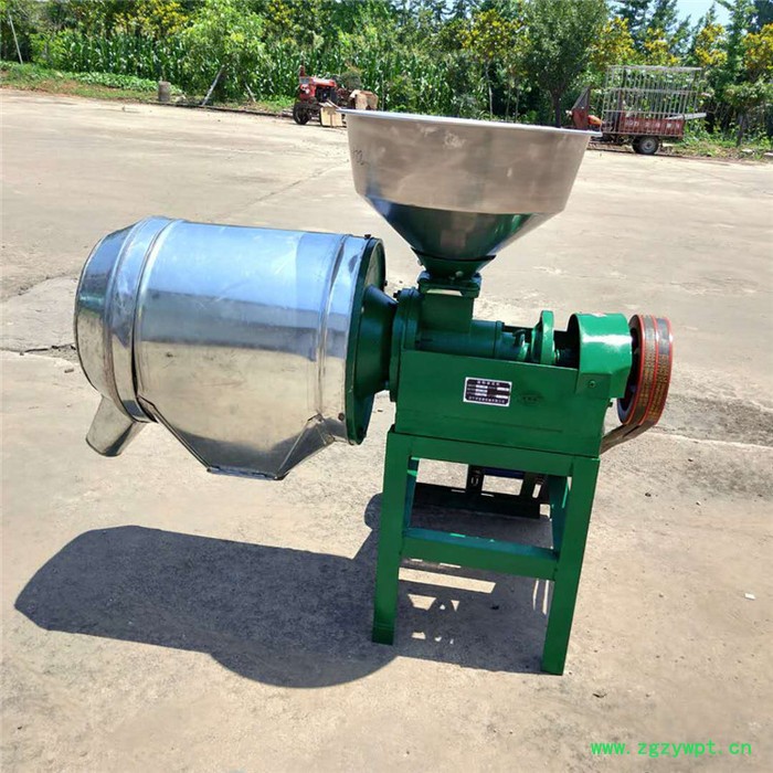 石膏粉精细加工磨粉机 360自吸式沙克龙粉碎机 小麦玉米去皮磨面机图3