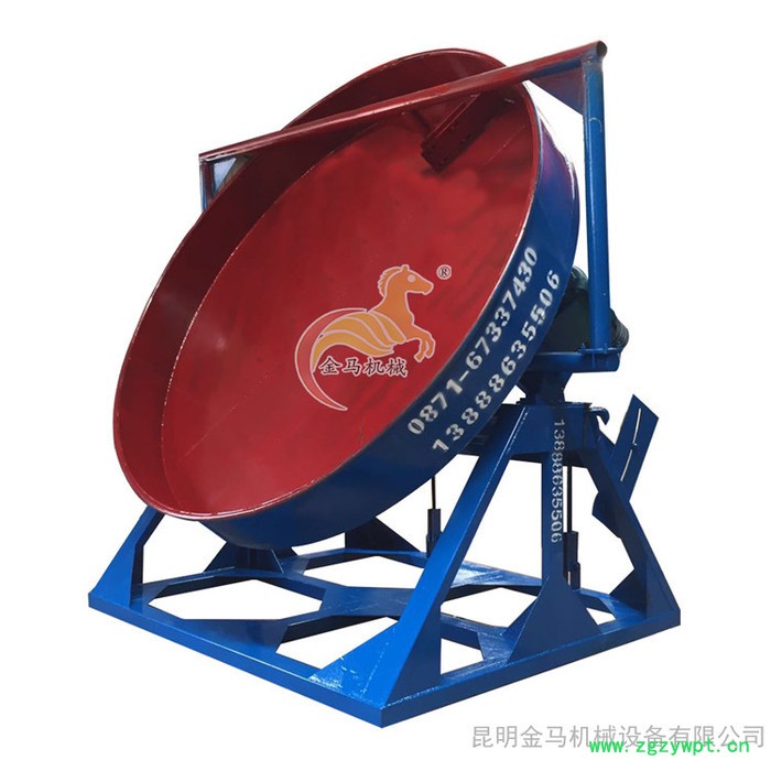 昆明磷矿粉造球机 圆盘制粒生产线 粉料造球设备 石膏粉造粒机价格 金马机械图7