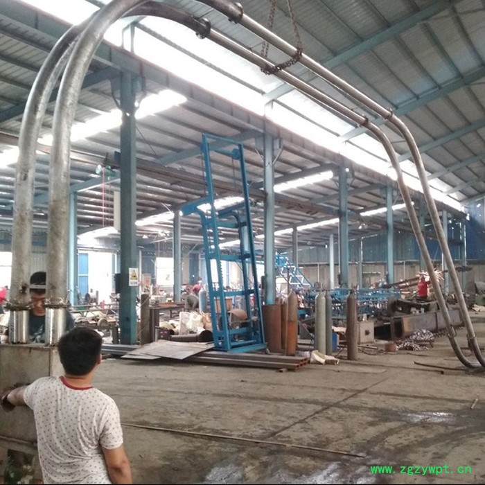 兴运全封闭石膏粉装罐上料机 GL环链式石膏粉装罐用提升机定做图4