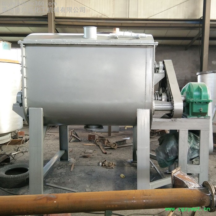 不锈钢卧式搅拌机 全自动干粉砂浆混合设备 石膏粉腻子粉瓷砖胶搅拌机图5