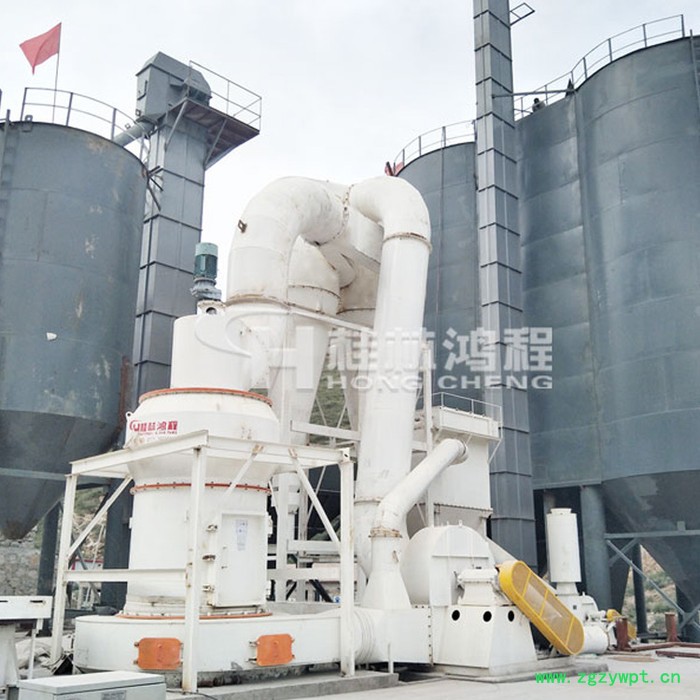 325目脱硫石膏粉磨粉机 新型石粉磨机 高效磨粉机生产线图4