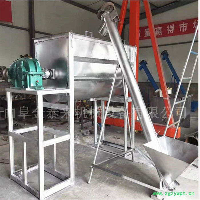 供应JTL-1型不锈钢化工干粉搅拌机 粉体搅拌机 钙粉滑石粉卧式搅拌机**图6