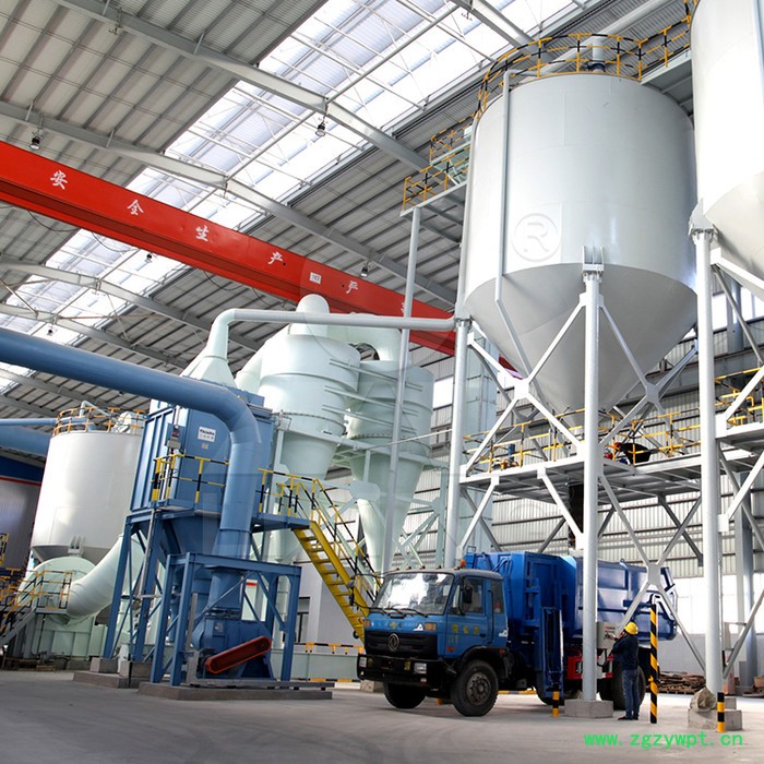 新粉磨站生产线 立磨产系统包含生产设备 脱硫石膏粉加工设备 MTW欧版磨升级雷蒙机图2