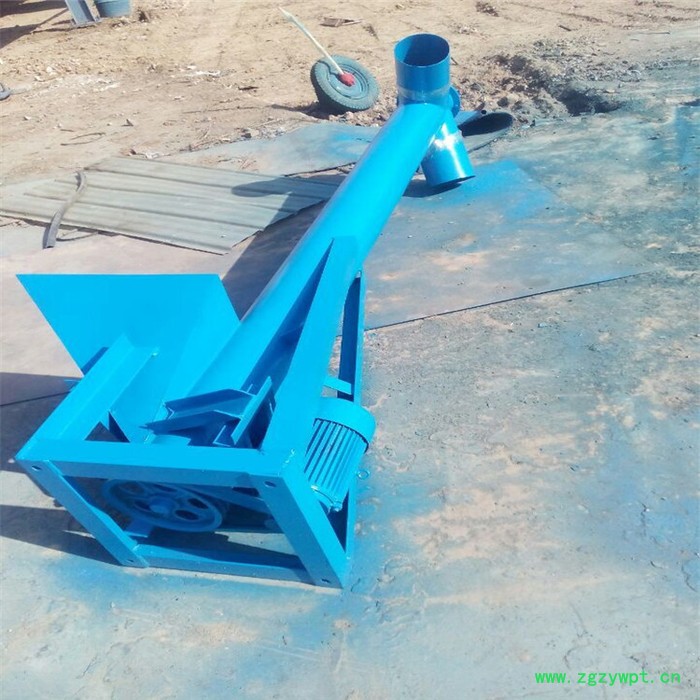 精度高螺旋输送机 固体不锈钢螺旋提升机 石膏粉料蛟龙上料机图2