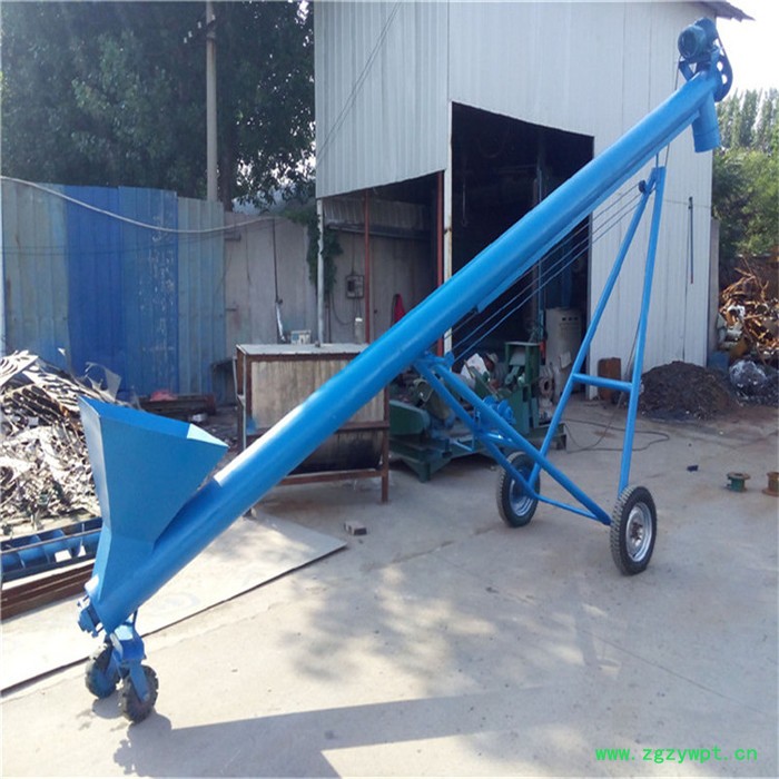 精度高螺旋输送机 固体不锈钢螺旋提升机 石膏粉料蛟龙上料机图4