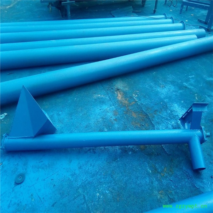 精度高螺旋输送机 固体不锈钢螺旋提升机 石膏粉料蛟龙上料机图3