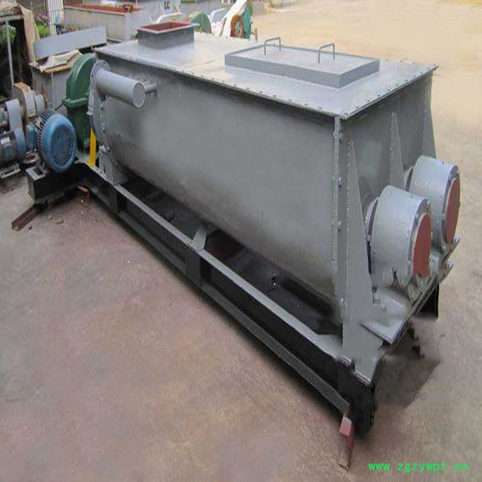 兆峰供应双轴加湿搅拌机  石膏粉加湿搅拌机 SJ400型双轴加湿搅拌机 双轴卧式搅拌机 性能稳定图6