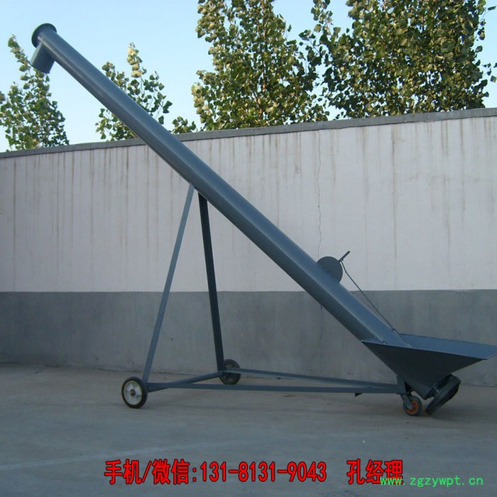 石膏粉装罐垂直管式螺旋提升机 大管径输送量沙子 水泥装车提升机图3