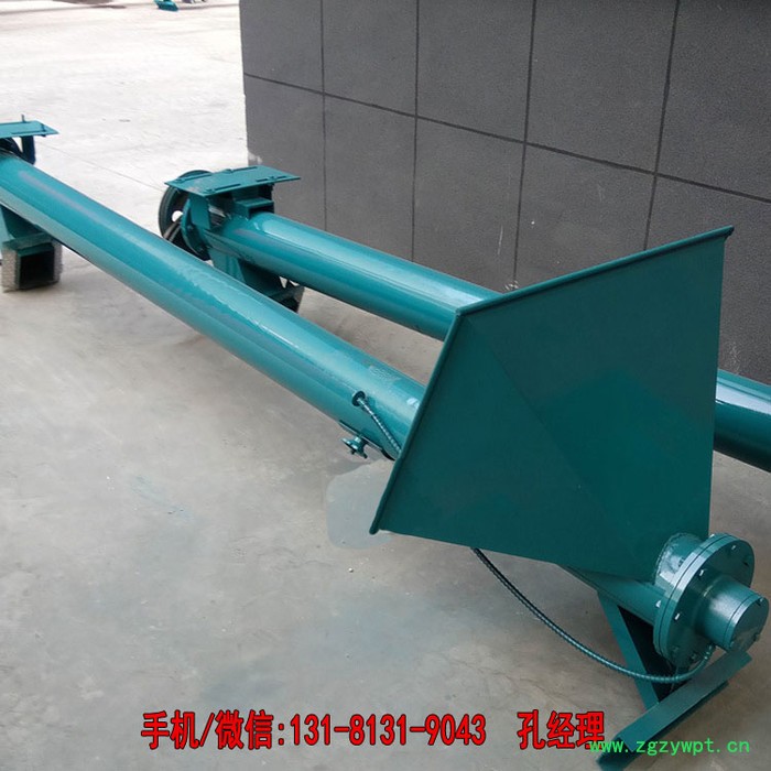 石膏粉装罐垂直管式螺旋提升机 大管径输送量沙子 水泥装车提升机图8