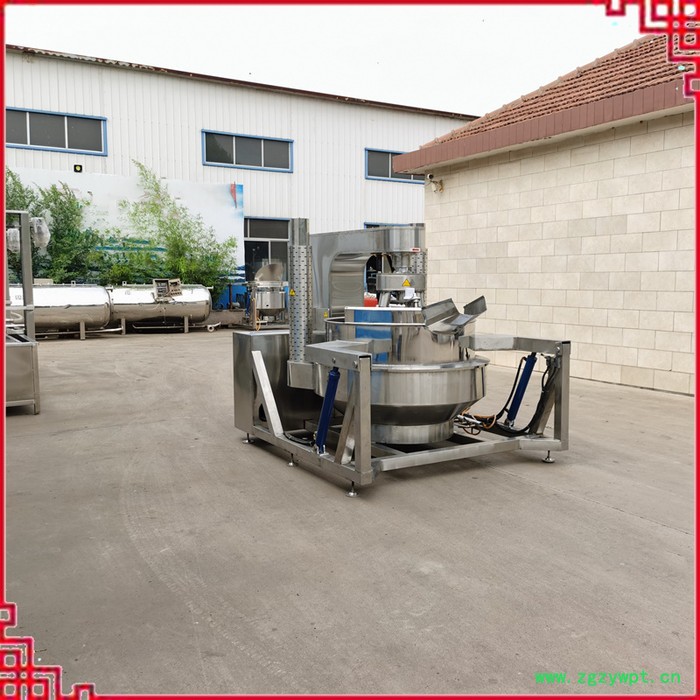 众惠100L  全自动不锈钢阿胶熬制锅 奶枣搅拌机 凤梨馅料炒制机图6