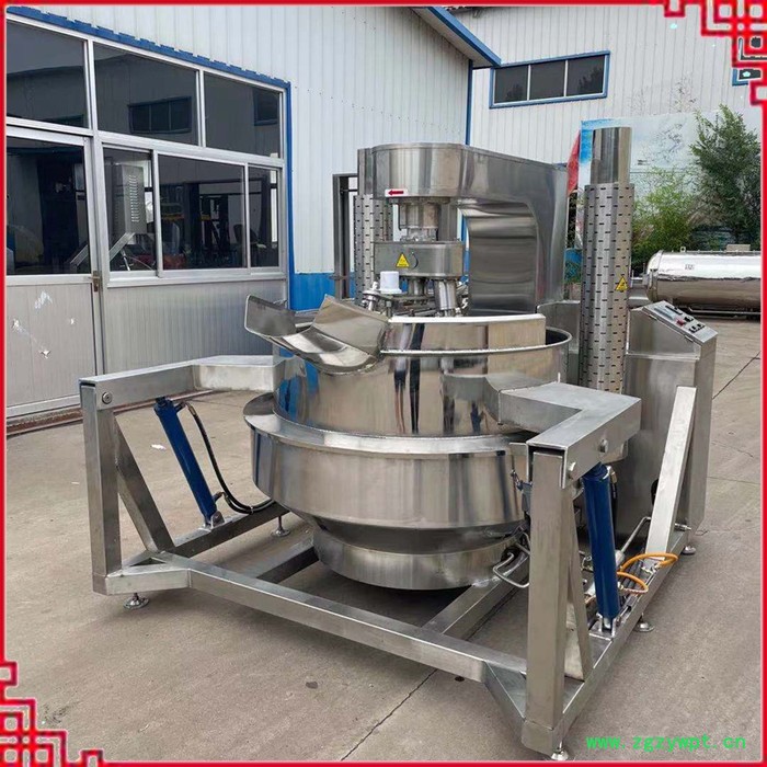 众惠100L  全自动不锈钢阿胶熬制锅 奶枣搅拌机 凤梨馅料炒制机图4