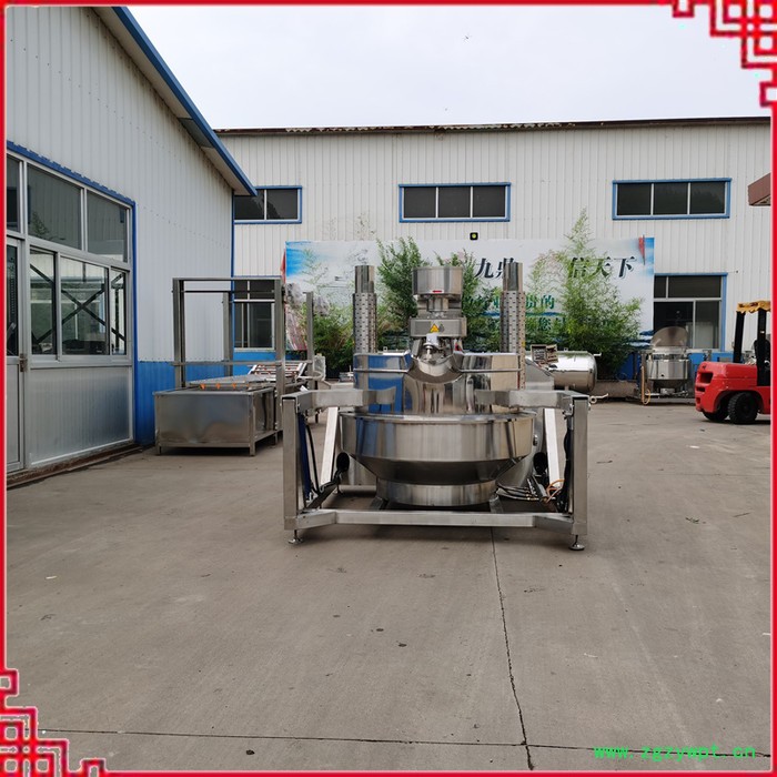 众惠100L  全自动不锈钢阿胶熬制锅 奶枣搅拌机 凤梨馅料炒制机图8