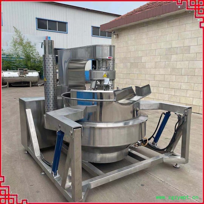 众惠100L  全自动不锈钢阿胶熬制锅 奶枣搅拌机 凤梨馅料炒制机图5