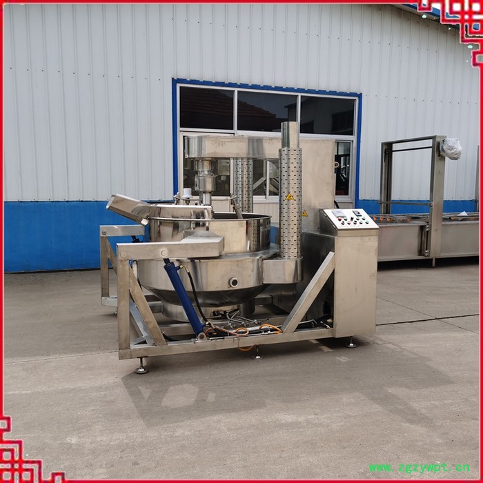 众惠100L  全自动不锈钢阿胶熬制锅 奶枣搅拌机 凤梨馅料炒制机图3