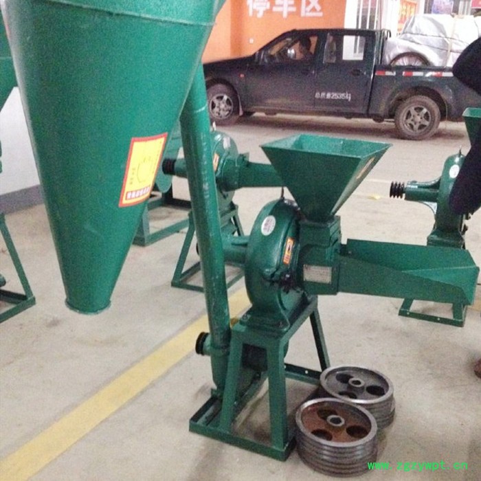 济宁不锈钢黄豆粮食磨面机锯末木粉细粉机阿胶中药材磨粉机自吸上料粮食打粉机图6