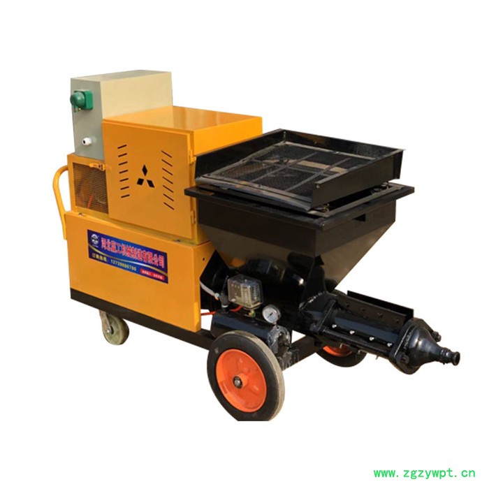 小型砂浆喷涂机厂家 多功能水泥砂浆喷涂机 石膏粉墙机图5