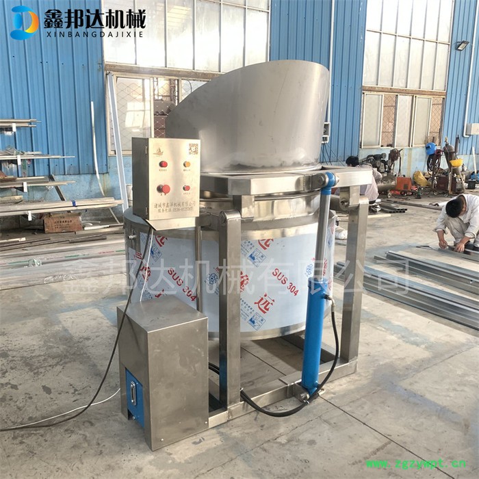 鑫邦达XBD-200燕窝粥不锈钢搅拌夹层锅 商用阿胶电加热搅拌设备 火锅酱料夹层锅图5