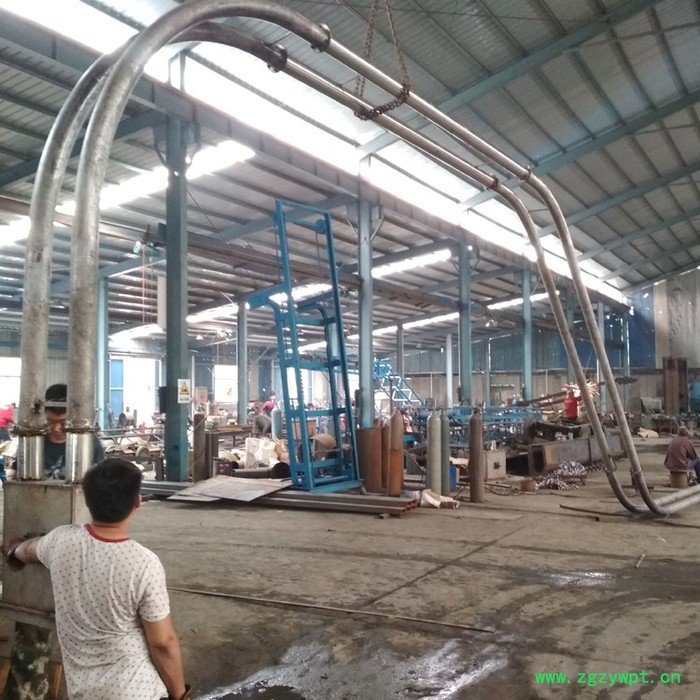 定做钙粉装 配变向 转弯式管链送料机  石膏粉吨包投料   管链式输送机 六九 管链输送机图5