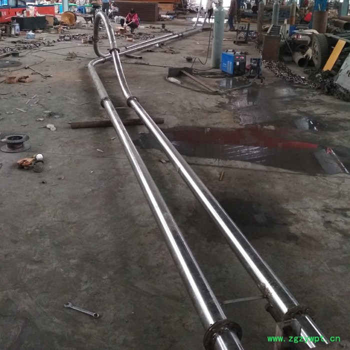 定做钙粉装 配变向 转弯式管链送料机  石膏粉吨包投料   管链式输送机 六九 管链输送机图6