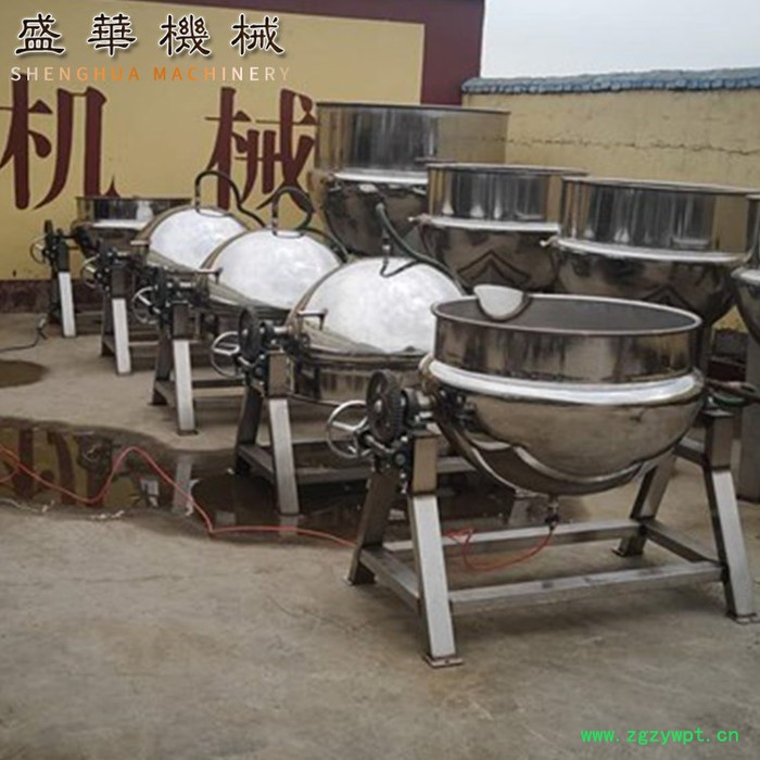 盛华 枇杷膏搅拌夹层锅 阿胶熬制搅拌锅 糖浆熬制锅 型号齐全图2