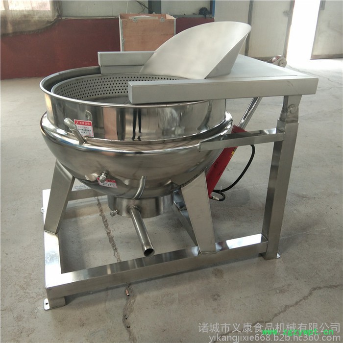 义康ZRG-600L 自动控温黄桃罐头夹层锅 可倾斜阿胶膏熬制夹层锅 羊汤羊下水煮肉锅图3