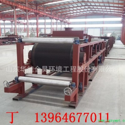 电厂脱硫石膏粉10平方橡胶带式真空过滤机 污泥脱水设备