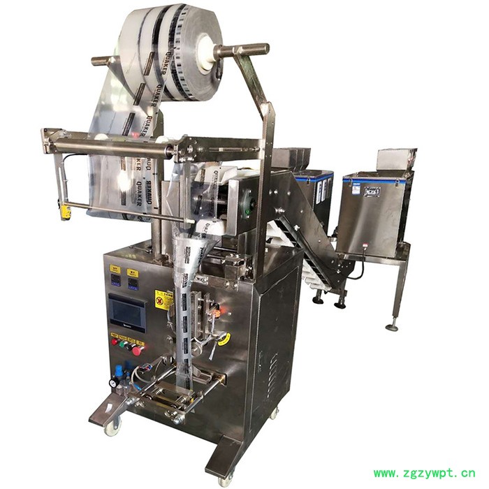 厂家全自动链斗式颗粒包装机 郑州透明袋装牛黄解毒片包装机价格图5