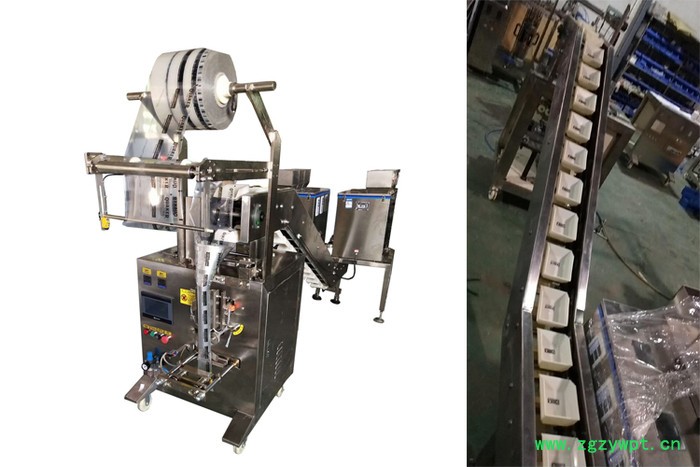 厂家全自动链斗式颗粒包装机 郑州透明袋装牛黄解毒片包装机价格图4