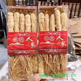 长白山人参，生晒参20支一斤，精品无杂参，无硫足干，长白山产地发货，自产自销