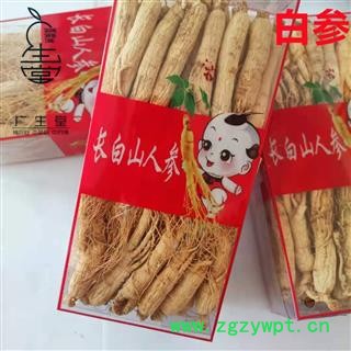 产地直销 60支原皮白参【广生堂中药材】批发零售中药材白参每盒500g一手货源图4
