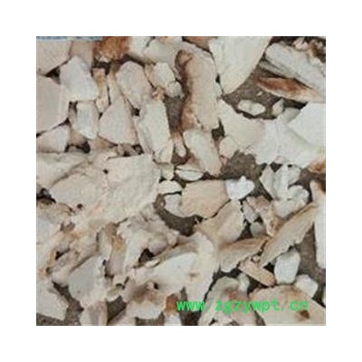 茯苓碎片 无硫白色 茯苓片丝 0.3筛以上 无虫蛀无霉变 产地 安徽省