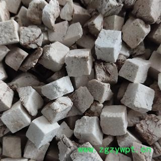 茯苓 茯苓 大统 过筛货少许黑丁  茯苓丁 产地 安徽省图2