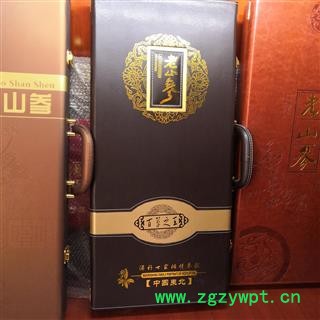 安祁名药东北野山参礼品盒   精品高档 送礼收藏必备图2