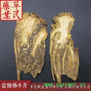 草民甄选当归佛手片 无硫全当归大片 身干无杂 专业批发量大从优图3