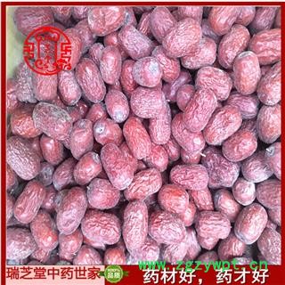 大枣统货 和田俊枣 药典正品 中药材 瑞芝堂产地直供1000克 规格齐全 一站购齐图2