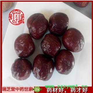 药枣统货 新疆大枣药枣 药典正品 中药材 瑞芝堂产地直供1000克 规格齐全 一站购齐图4