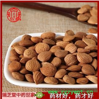 苦杏仁苦杏仁统货 药典正品 中药材  瑞芝堂产地直供1000克 规格齐全 一站购齐图2