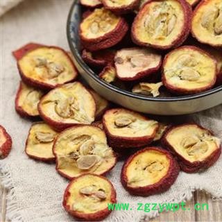 山楂片 秦岭优质山楂圈 带核山楂 手工切片 日晒500g图3